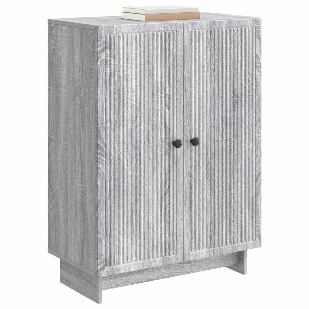 Sideboard Graues Sonoma 66 x 34,5 x 90 cm Holzwerkstoff