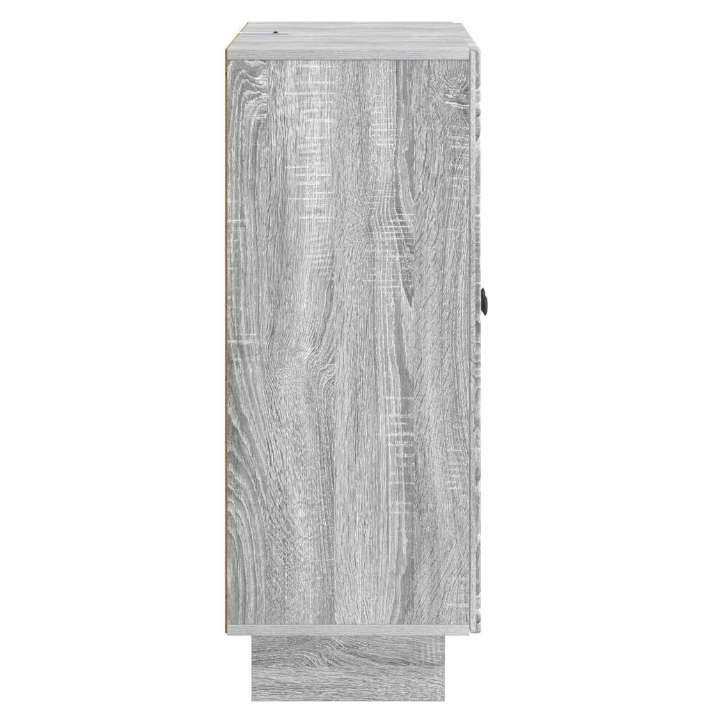 Sideboard Graues Sonoma 66 x 34,5 x 90 cm Holzwerkstoff