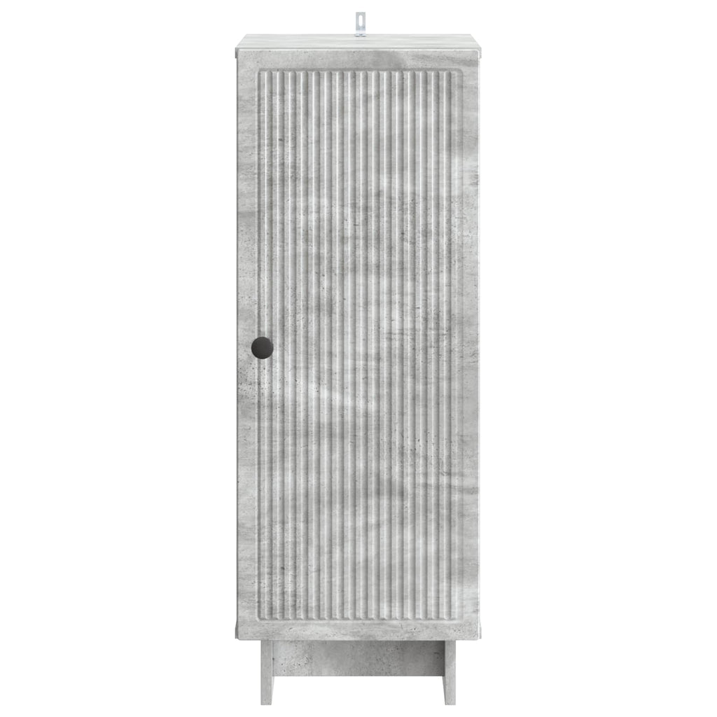 Sideboard Betongrau 33 x 34,5 x 90 cm Holzwerkstoff