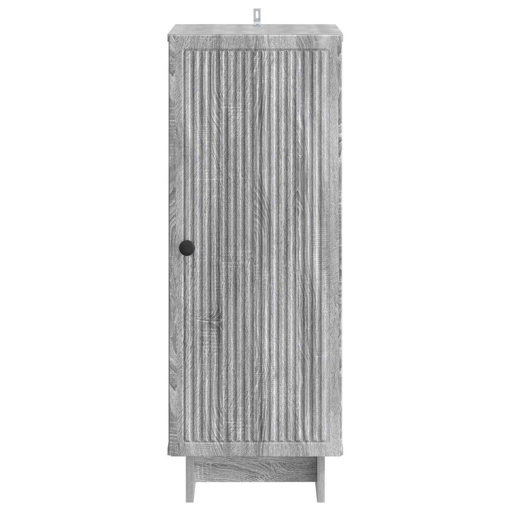 Sideboard Grau Sonoma 33 x 34,5 x 90 cm Holzwerkstoff