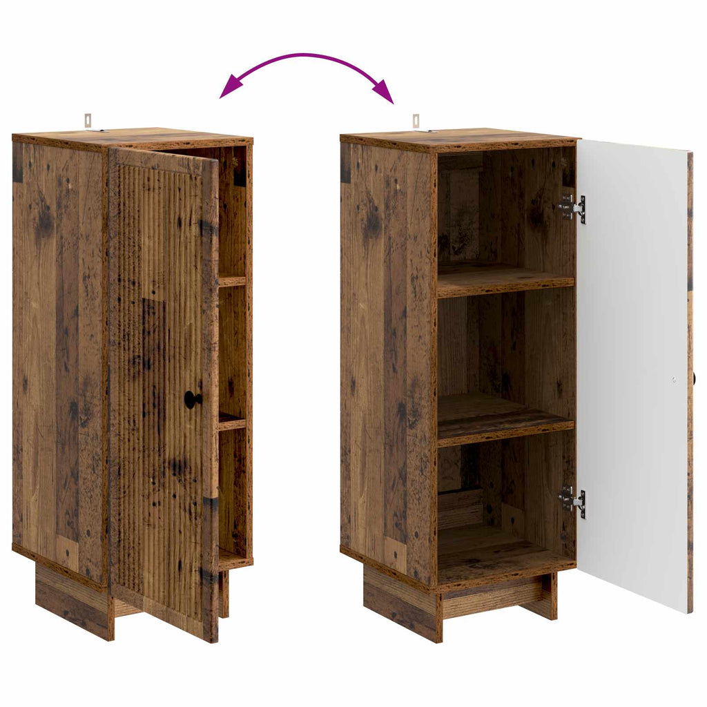 Sideboard Altholz 33 x 34,5 x 90 cm Holzwerkstoff