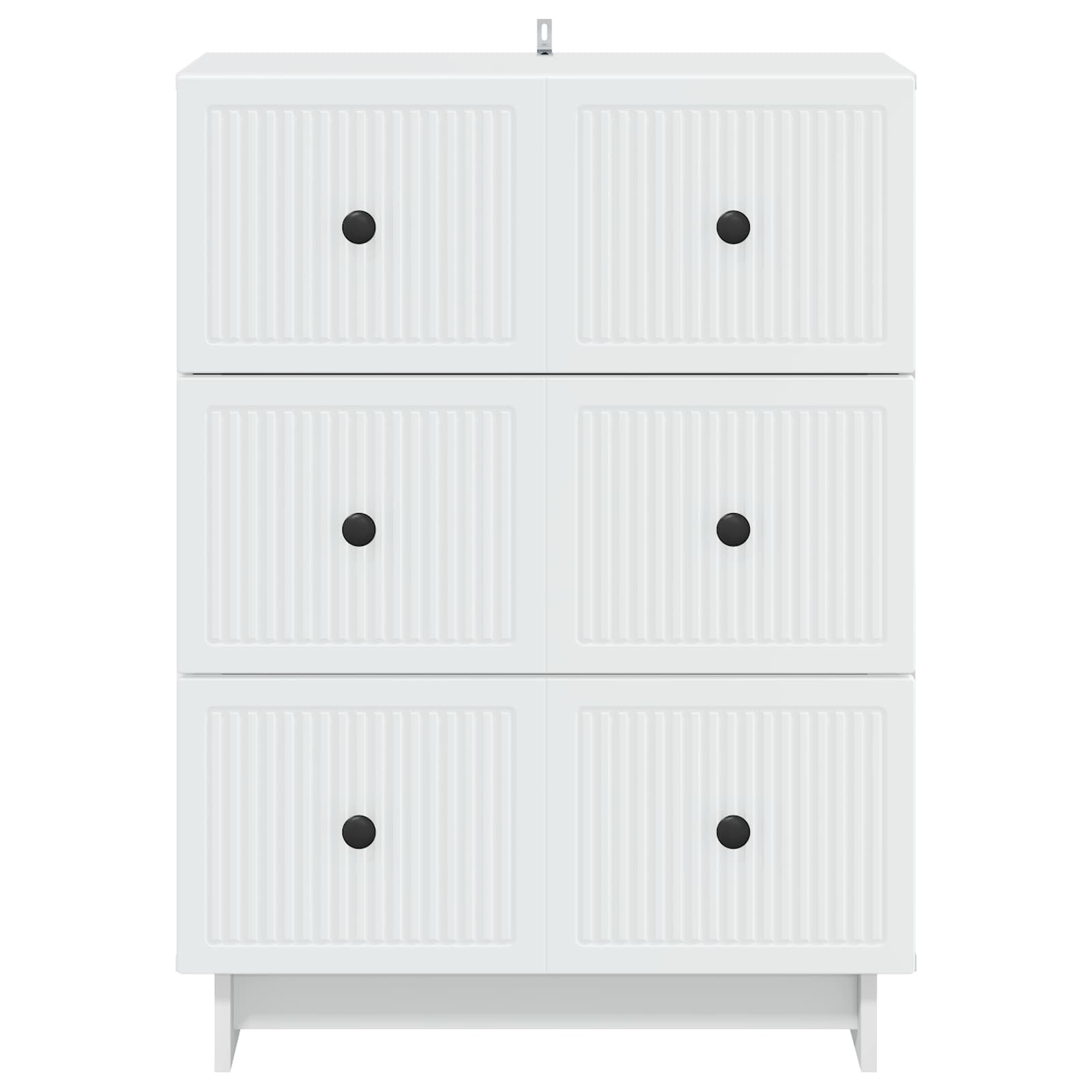 Schubladenschrank Weiß 66 x 34,5 x 90 cm Holzwerkstoff