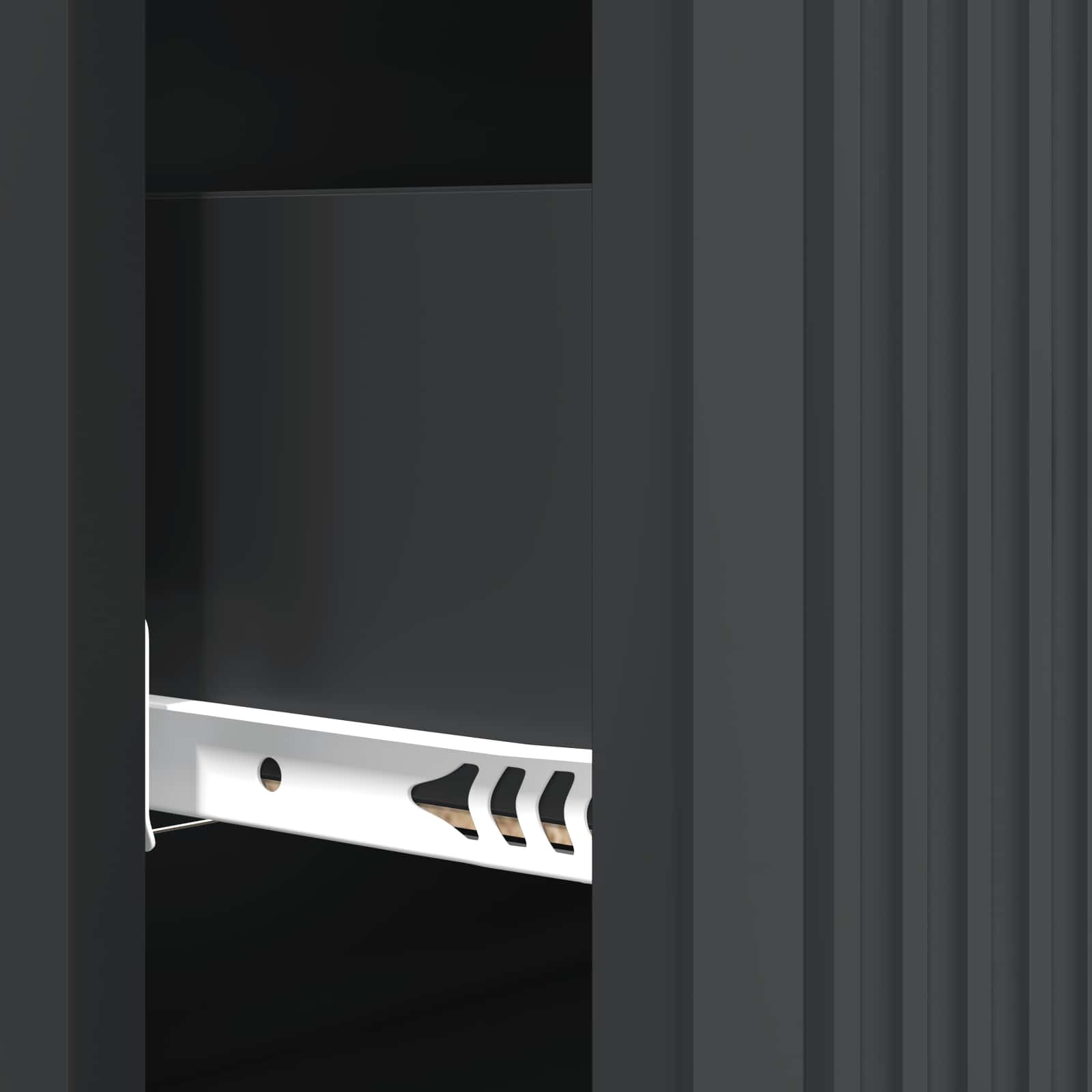 Schubladenschrank Schwarz 66 x 34,5 x 90 cm Holzwerkstoff