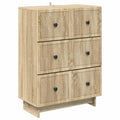 Schubladenschrank Sonoma-Eiche 66 x 34,5 x 90 cm Holzwerkstoff