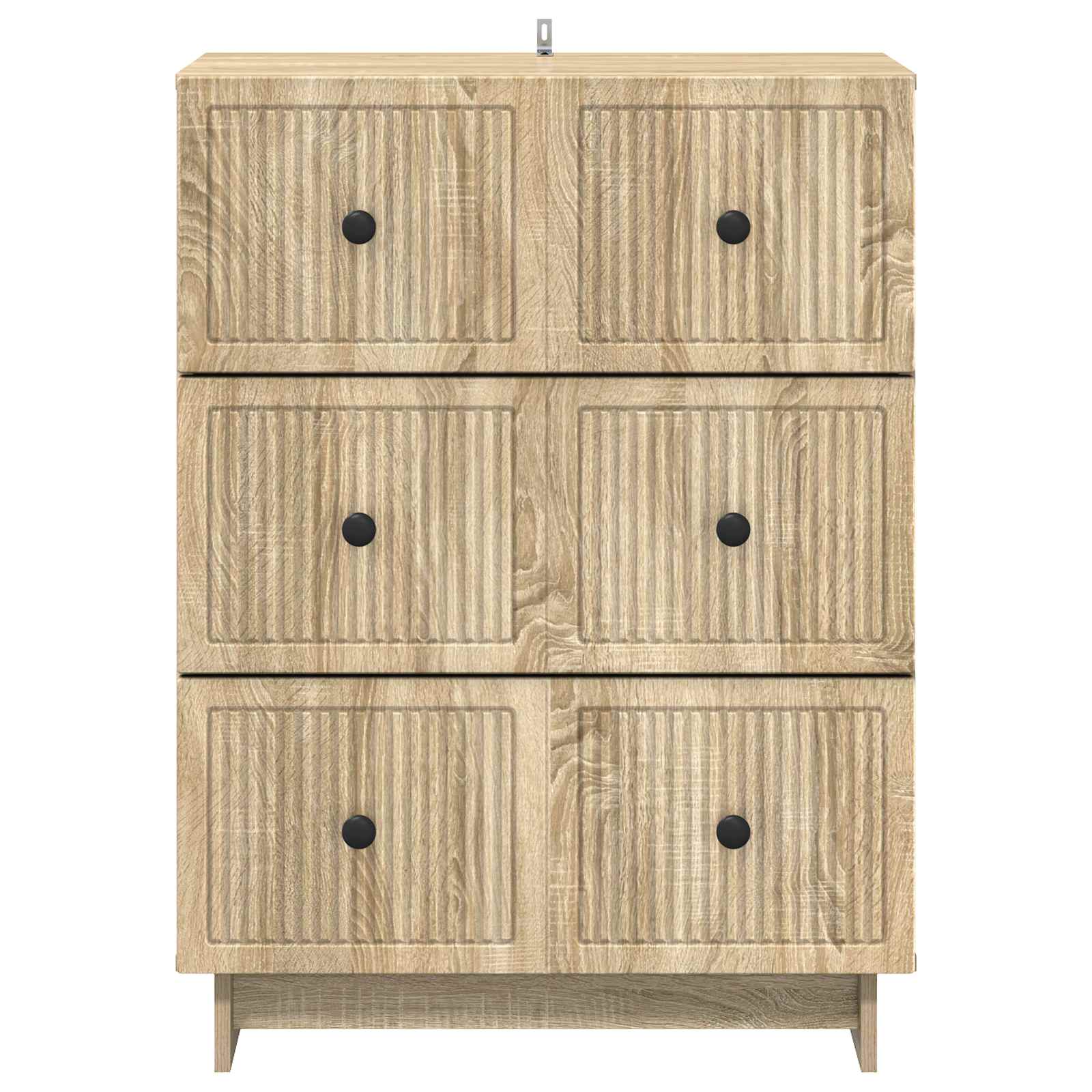 Schubladenschrank Sonoma-Eiche 66 x 34,5 x 90 cm Holzwerkstoff