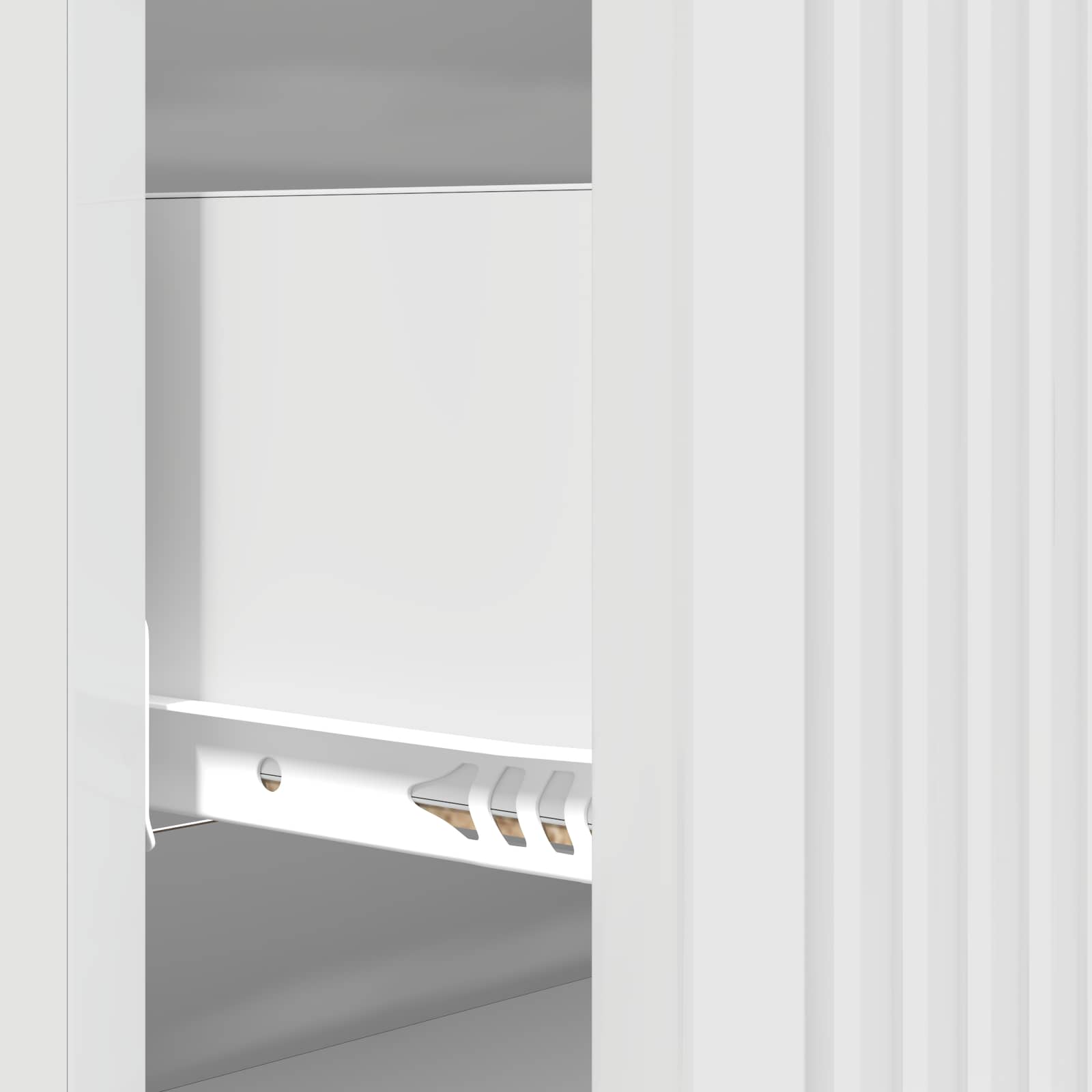 Schubladenschrank Hochglanz Weiß 66 x 34,5 x 90 cm