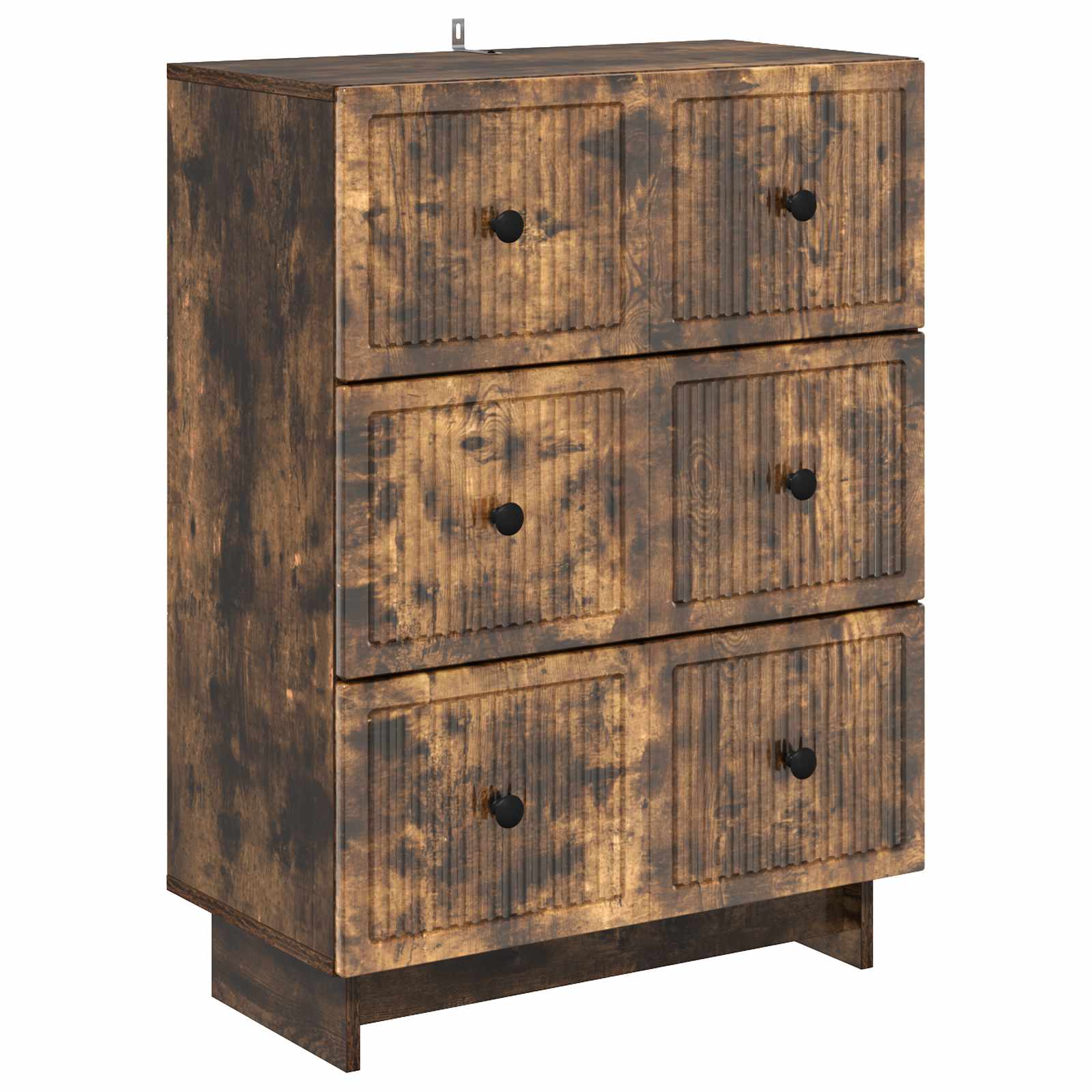 Schubladenschrank Geräucherte Eiche 66 x 34,5 x 90 cm