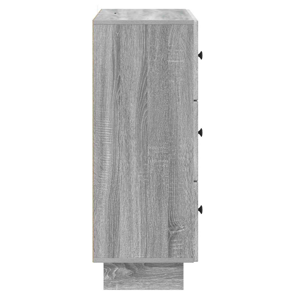 Schubladenschrank Graues Sonoma 66 x 34,5 x 90 cm Holzwerkstoff