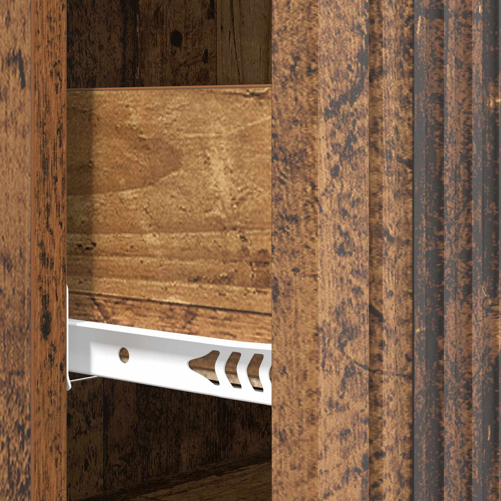 Schubladenschrank Altholz 66 x 34,5 x 90 cm Holzwerkstoff