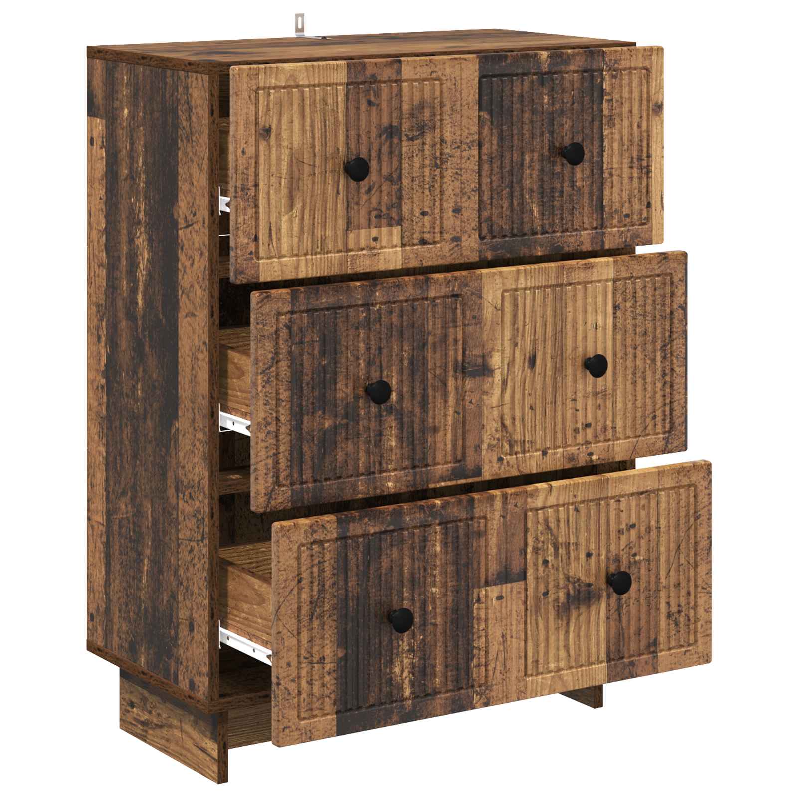 Schubladenschrank Altholz 66 x 34,5 x 90 cm Holzwerkstoff