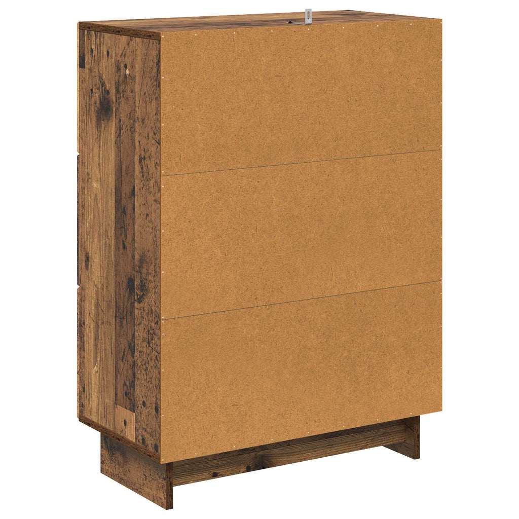 Schubladenschrank Altholz 66 x 34,5 x 90 cm Holzwerkstoff