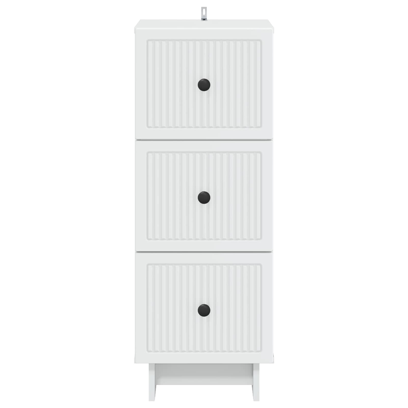 Schubladenschrank Weiß 33 x 34,5 x 90 cm Holzwerkstoff