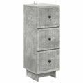 Schubladenschrank Betongrau 33 x 34,5 x 90 cm Holzwerkstoff
