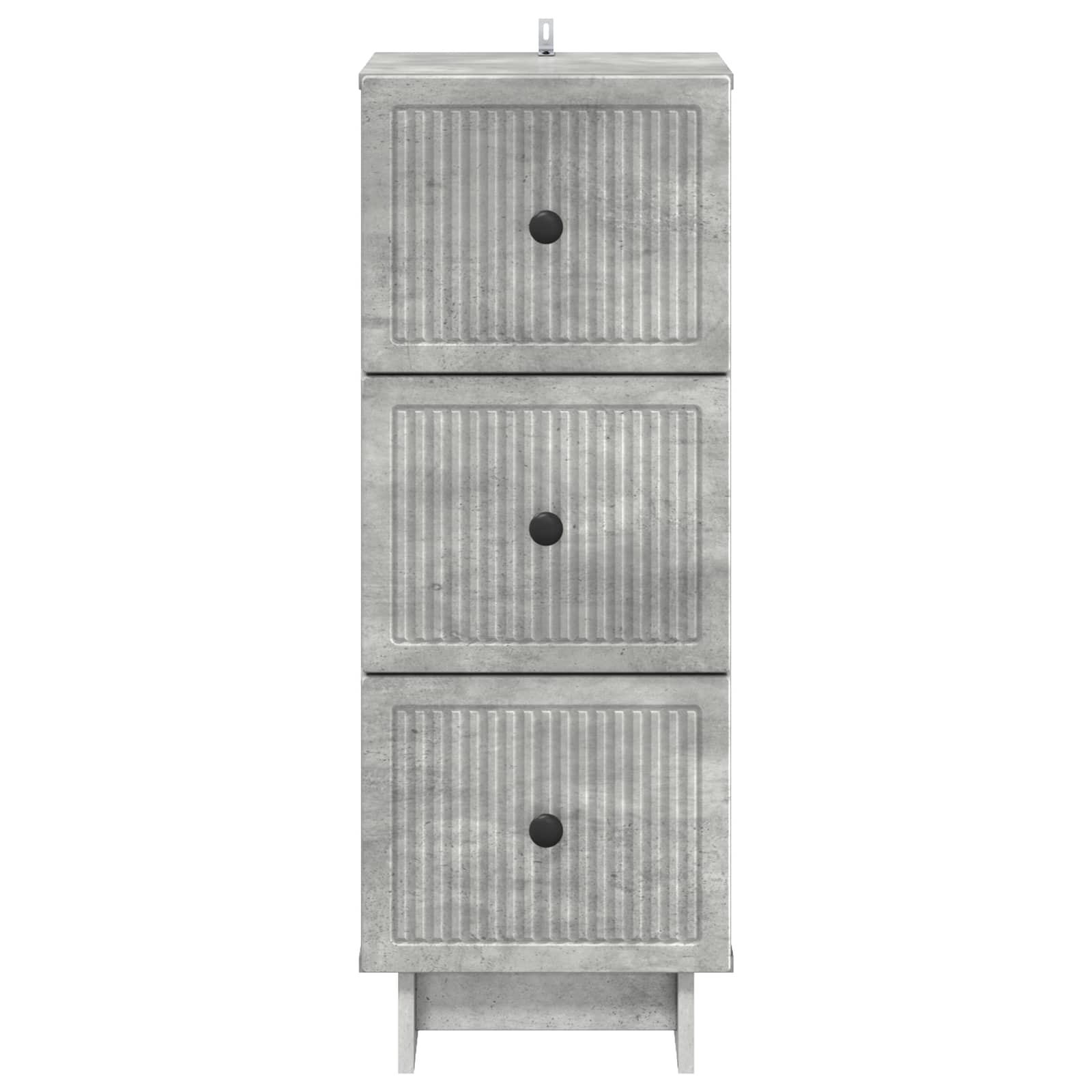 Schubladenschrank Betongrau 33 x 34,5 x 90 cm Holzwerkstoff