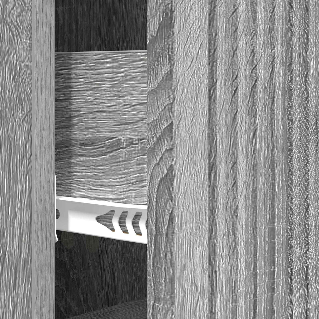 Schubladenschrank Graues Sonoma 33 x 34,5 x 90 cm Holzwerkstoff