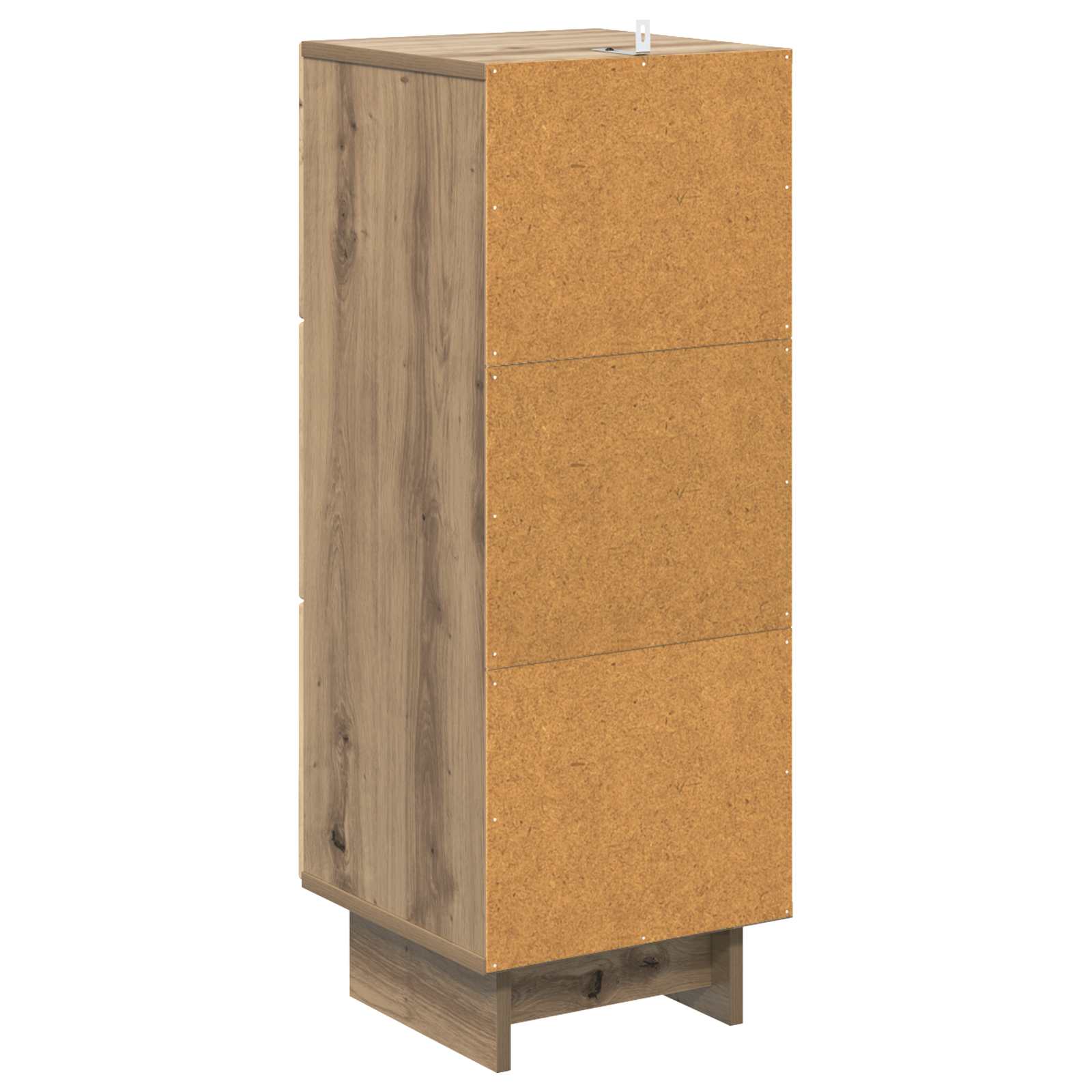 Schubladenschrank Artisan-Eiche 33 x 34,5 x 90 cm Holzwerkstoff