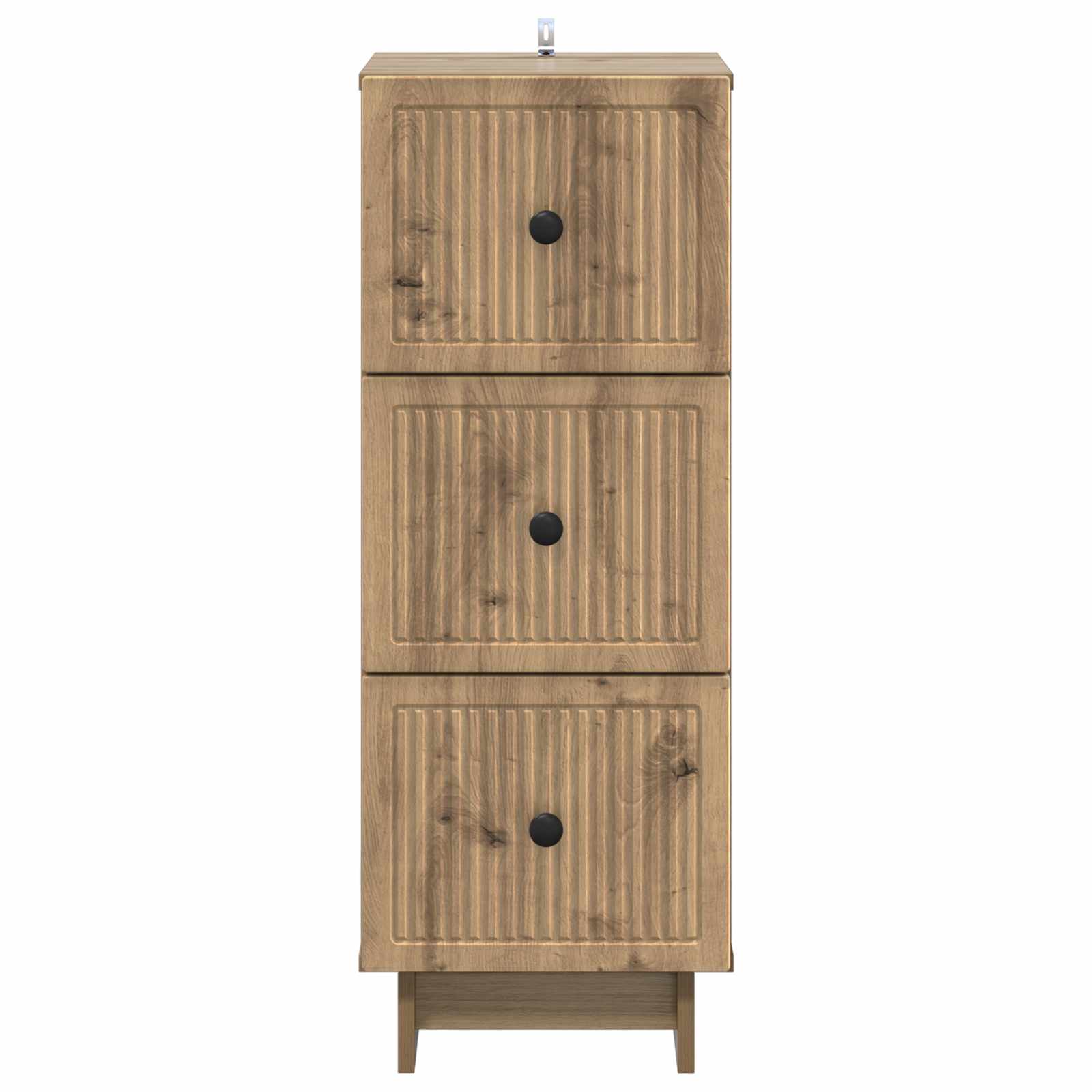 Schubladenschrank Artisan-Eiche 33 x 34,5 x 90 cm Holzwerkstoff