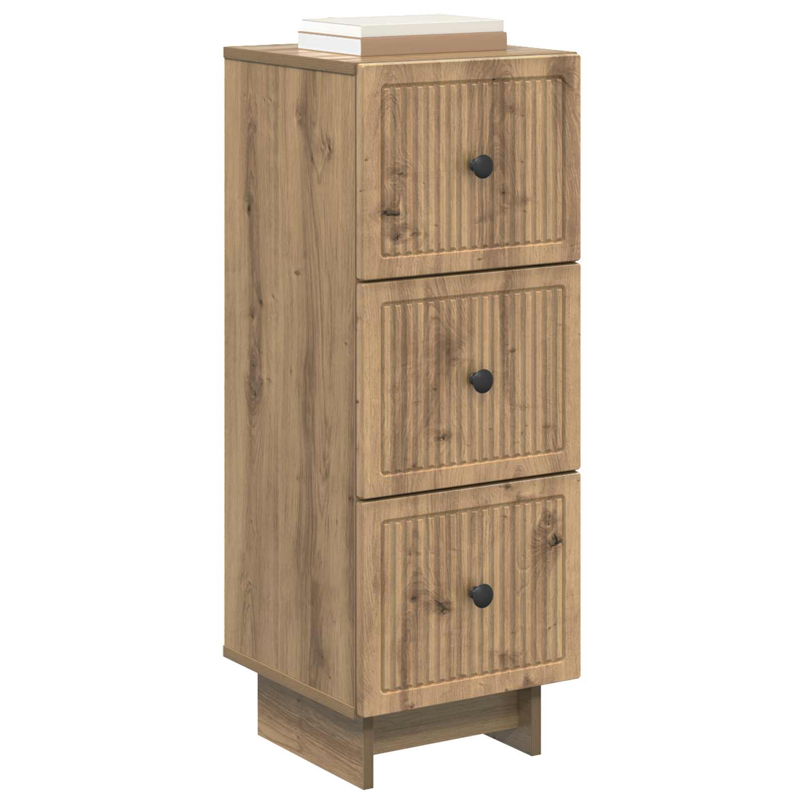 Schubladenschrank Artisan-Eiche 33 x 34,5 x 90 cm Holzwerkstoff