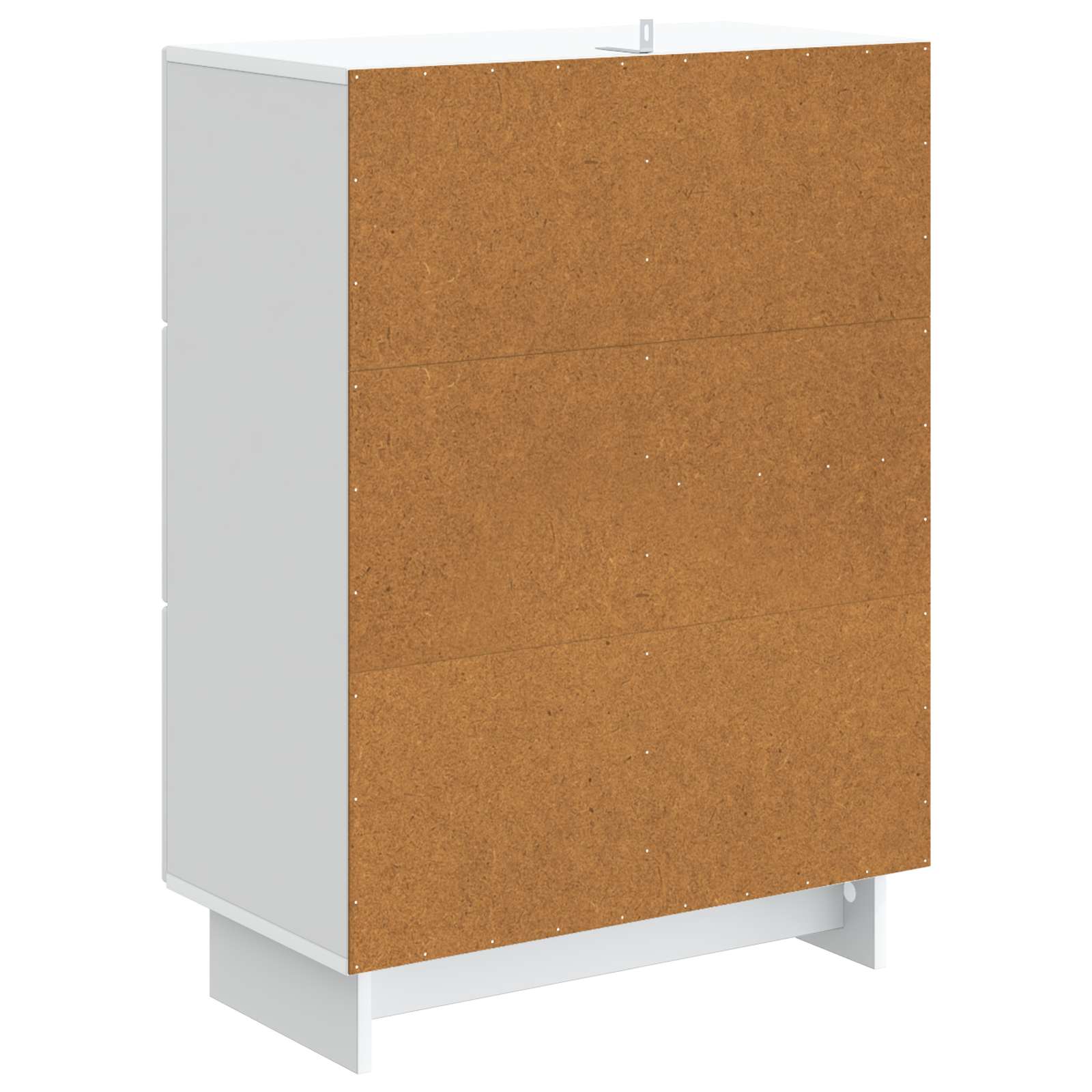 Sideboard mit Schubladen Weiß 66 x 34,5 x 90 cm Holzwerkstoff