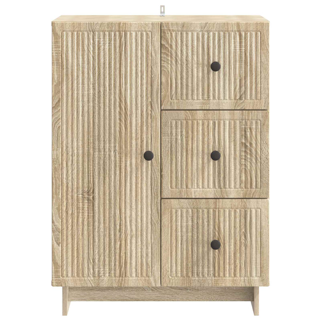 Sideboard Sonoma-Eiche 66 x 34,5 x 90 cm Holzwerkstoff