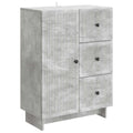 Sideboard Betongrau 66 x 34,5 x 90 cm Holzwerkstoff