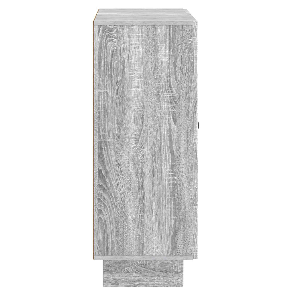 Sideboard Graues Sonoma 66 x 34,5 x 90 cm Holzwerkstoff