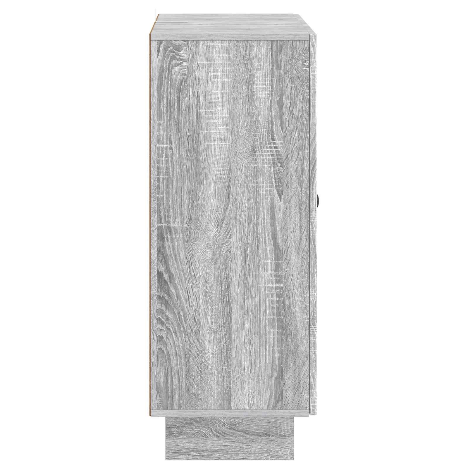 Sideboard Graues Sonoma 66 x 34,5 x 90 cm Holzwerkstoff