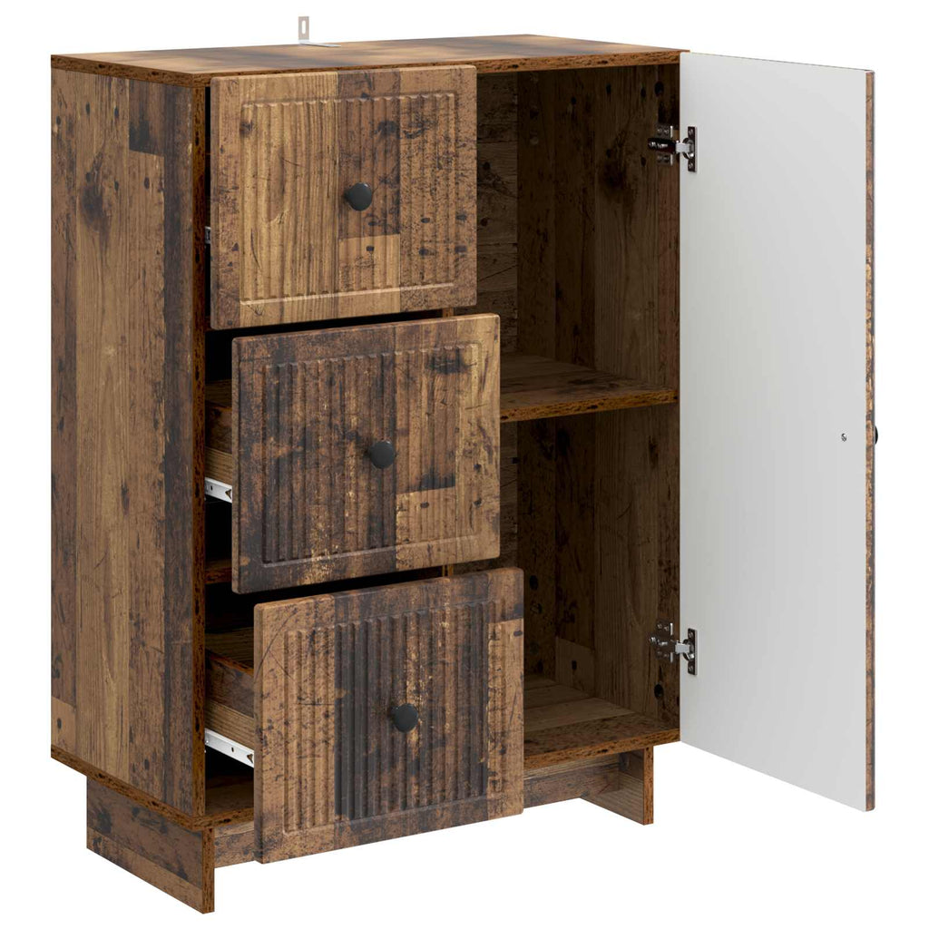 Sideboard Altholz 66 x 34,5 x 90 cm Holzwerkstoff