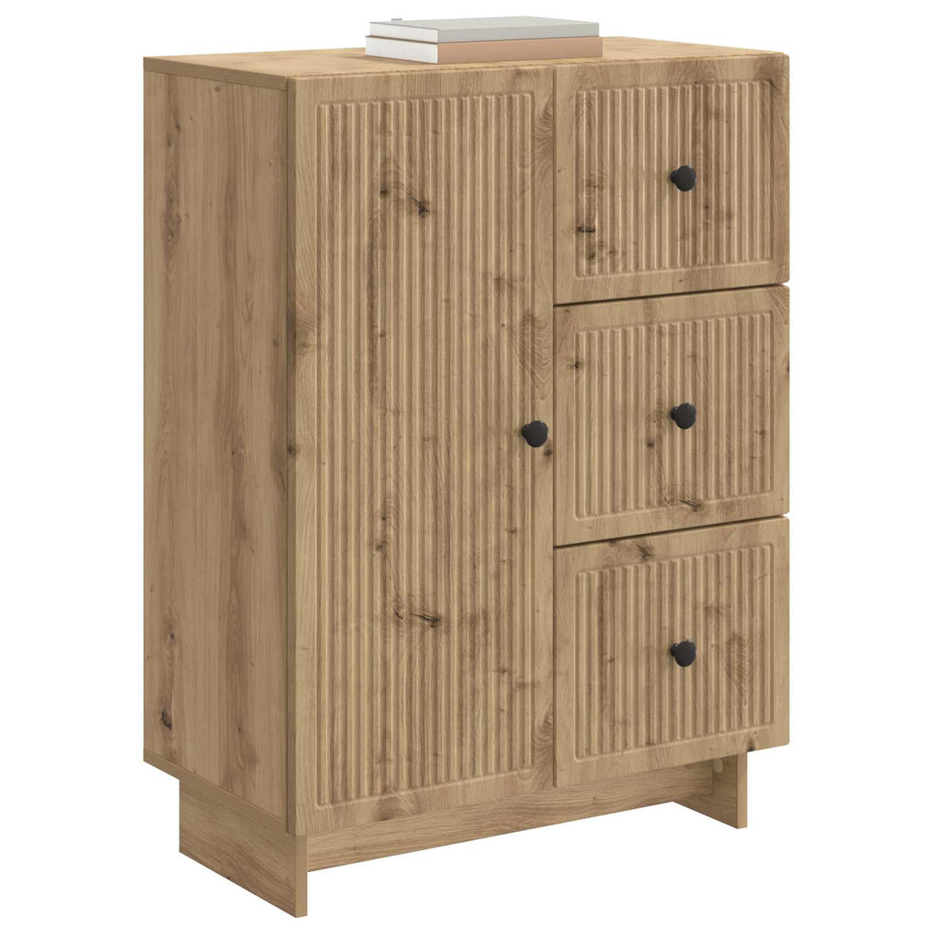 Sideboard Artisan-Eiche 66 x 34,5 x 90 cm Holzwerkstoff