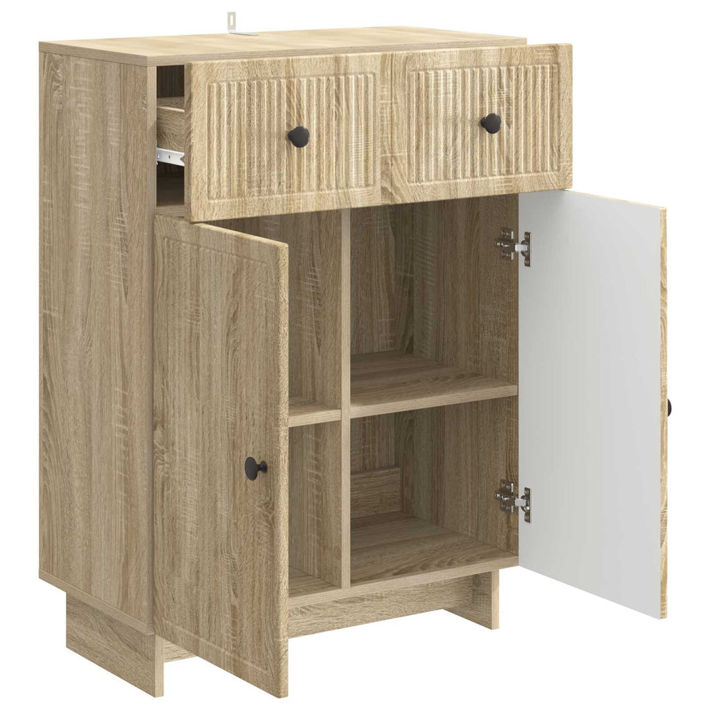 Sideboard Sonoma-Eiche 66 x 34,5 x 90 cm Holzwerkstoff