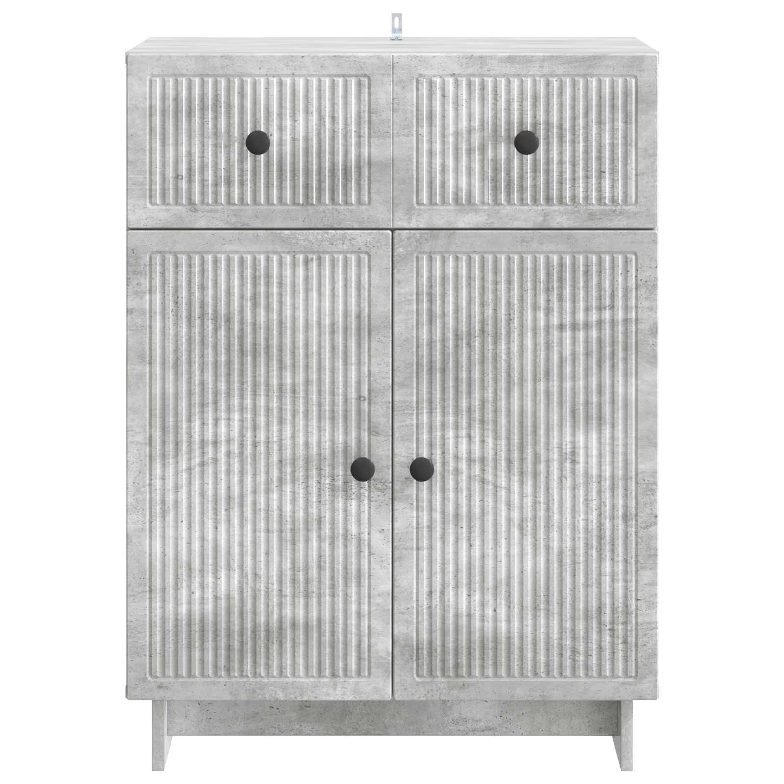 Sideboard Betongrau 66 x 34,5 x 90 cm Holzwerkstoff