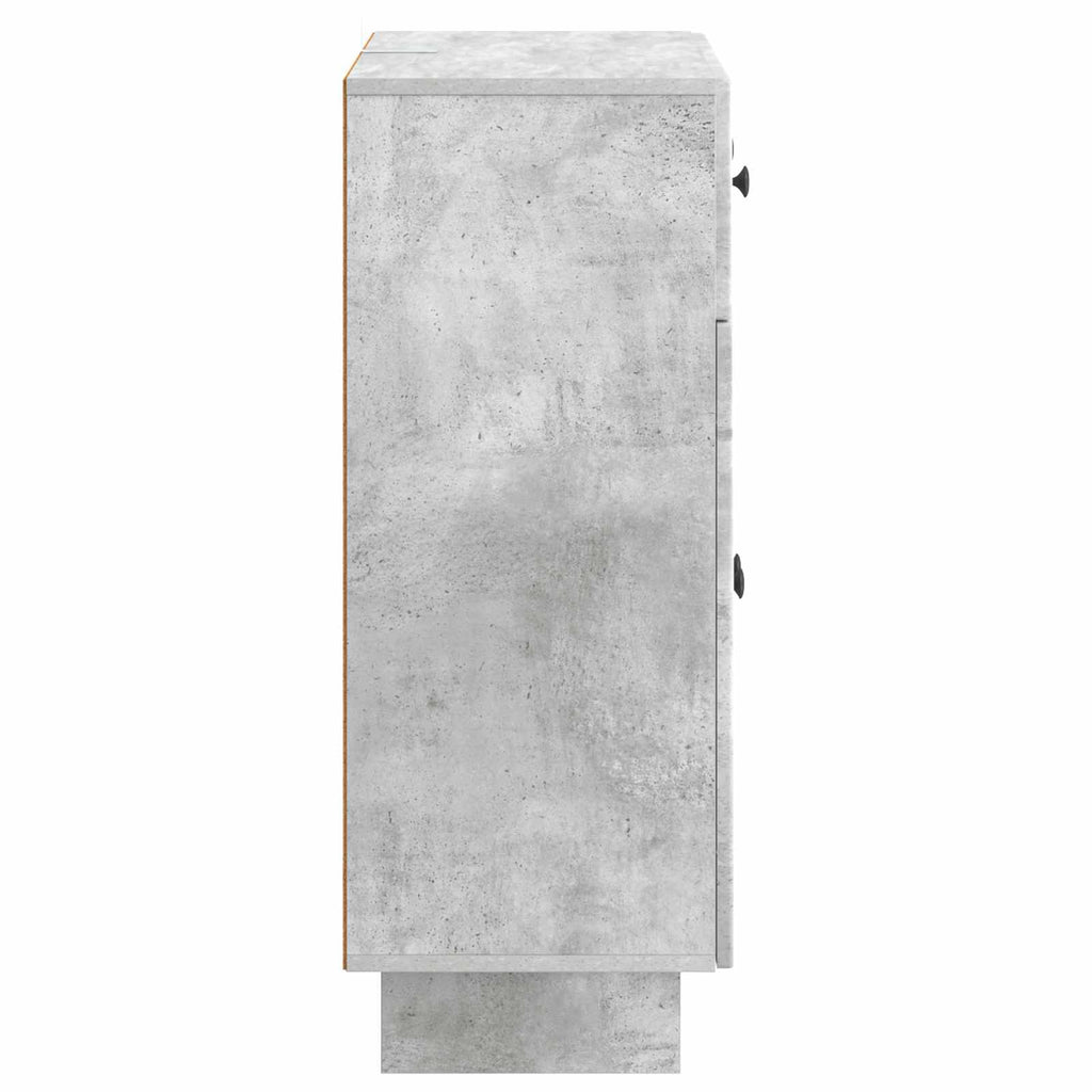 Sideboard Betongrau 66 x 34,5 x 90 cm Holzwerkstoff