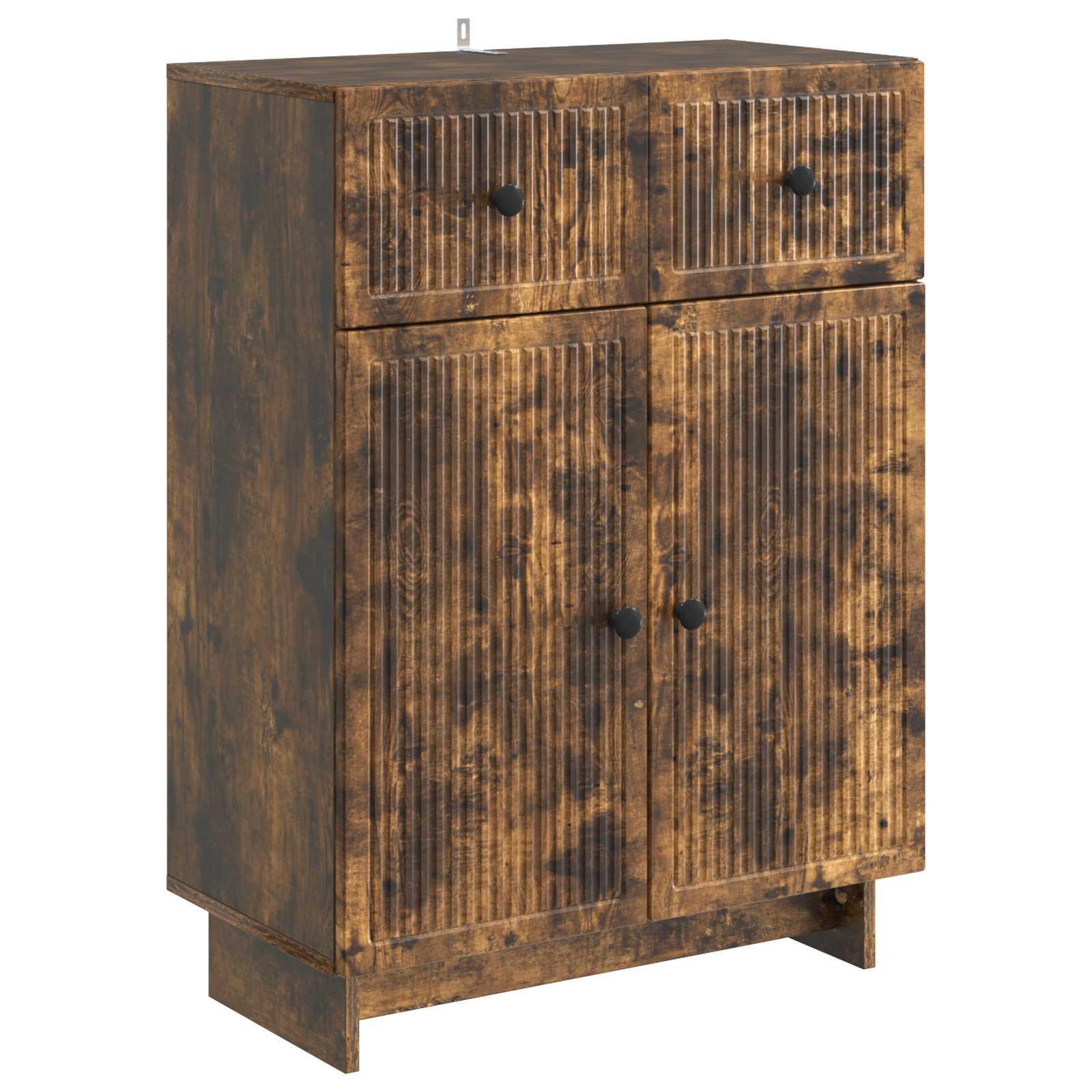 Sideboard Geräucherte Eiche 66 x 34,5 x 90 cm Holzwerkstoff