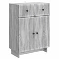 Sideboard Graues Sonoma 66 x 34,5 x 90 cm Holzwerkstoff