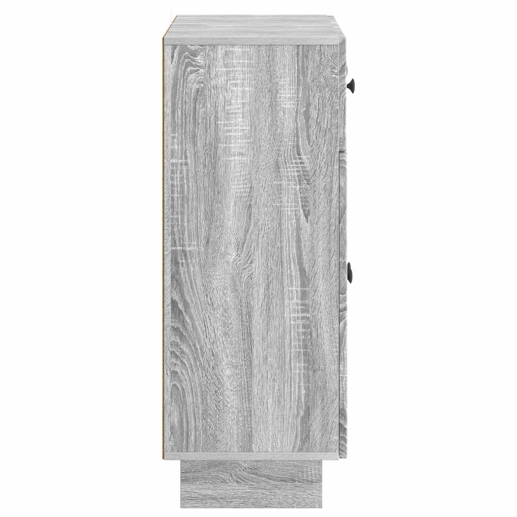 Sideboard Graues Sonoma 66 x 34,5 x 90 cm Holzwerkstoff