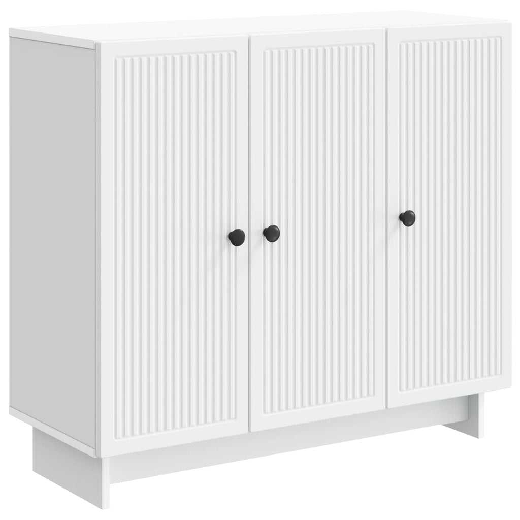 Sideboard Weiß 89 x 34,5 x 80 cm Holzwerkstoff