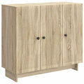 Sideboard Sonoma-Eiche 89 x 34,5 x 80 cm Holzwerkstoff