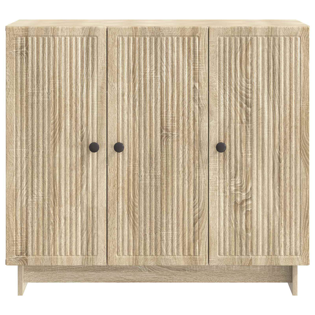 Sideboard Sonoma-Eiche 89 x 34,5 x 80 cm Holzwerkstoff