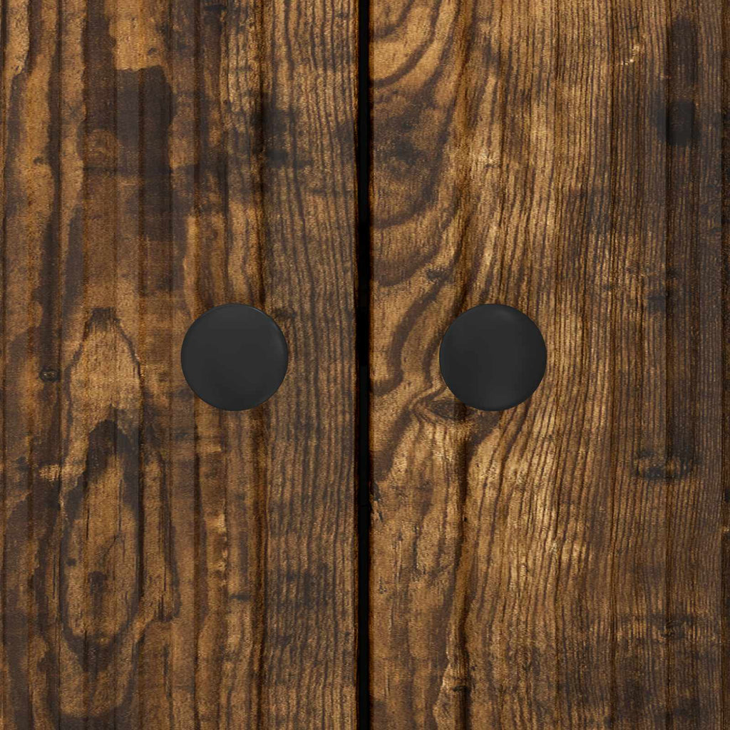 Sideboard Geräucherte Eiche 89 x 34,5 x 80 cm Holzwerkstoff