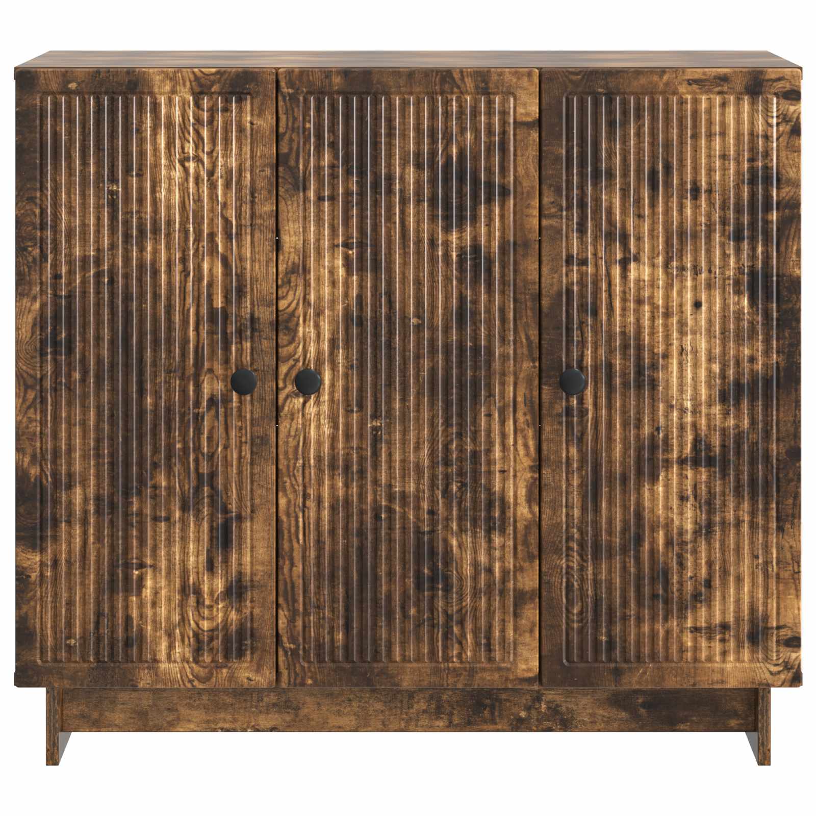 Sideboard Geräucherte Eiche 89 x 34,5 x 80 cm Holzwerkstoff