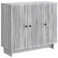 Sideboard Graues Sonoma 89 x 34,5 x 80 cm Holzwerkstoff