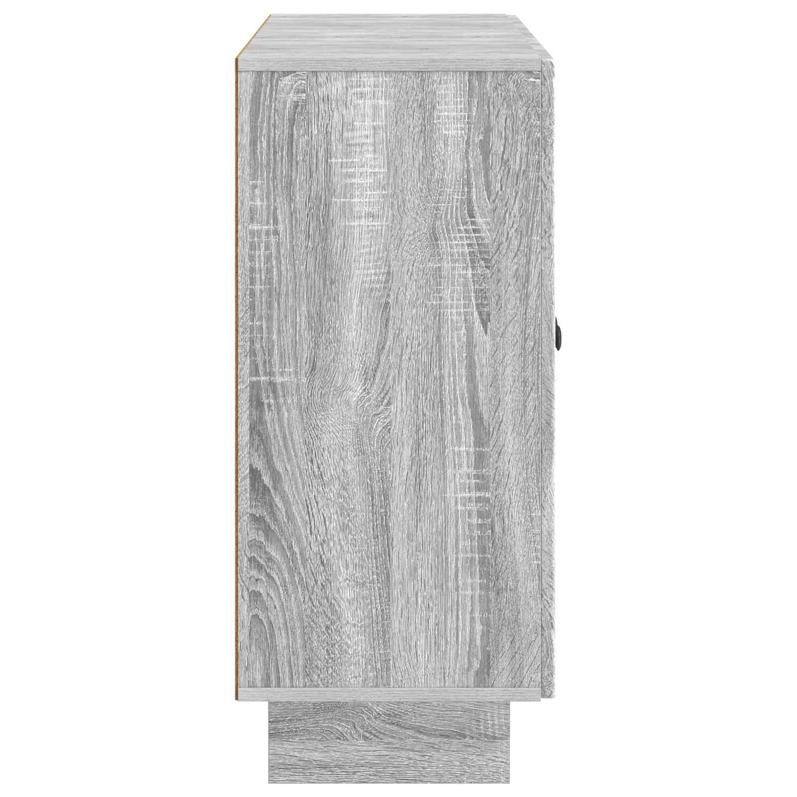 Sideboard Graues Sonoma 89 x 34,5 x 80 cm Holzwerkstoff