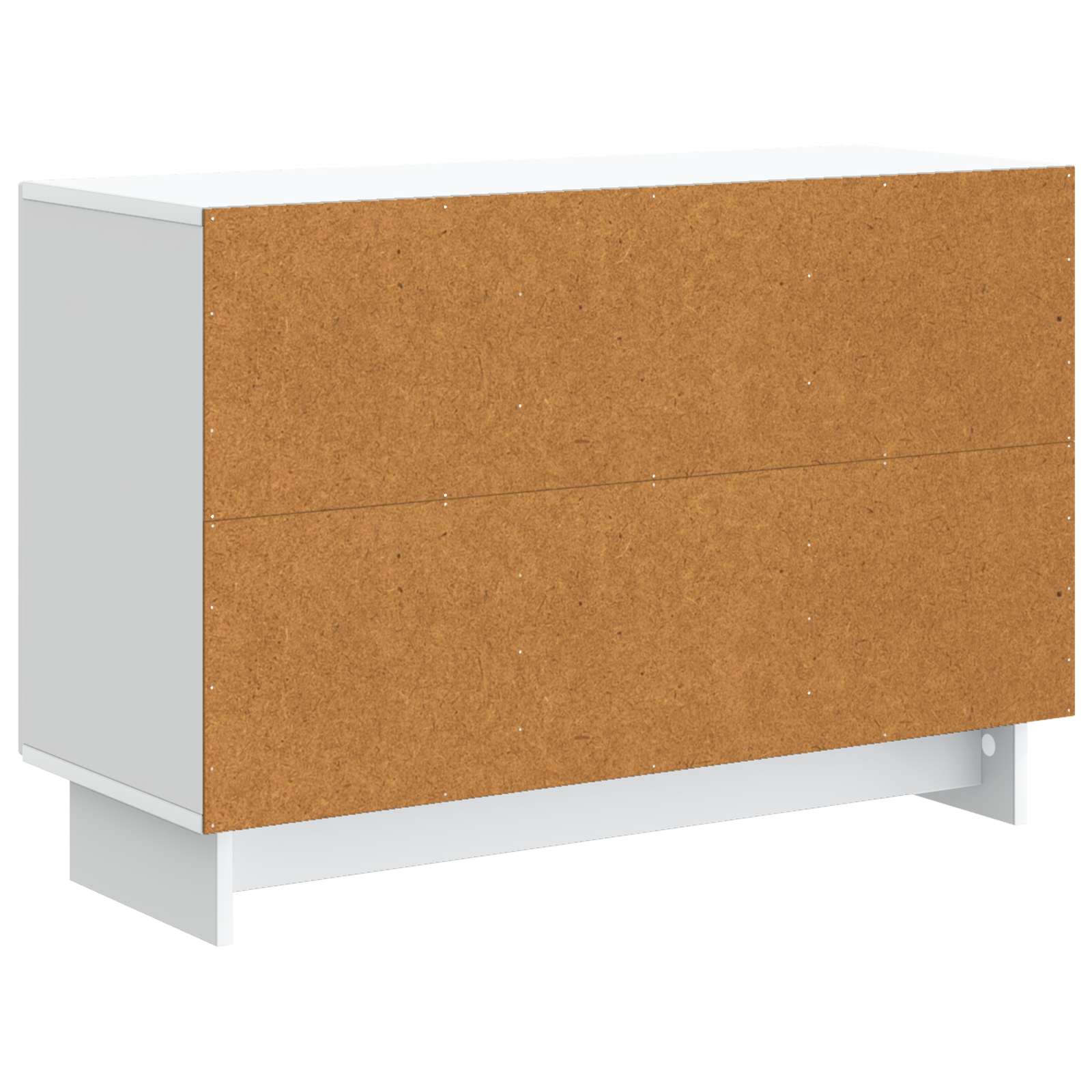 Sideboard mit Schubladen Weiß 89 x 34,5 x 60 cm Holzwerkstoff