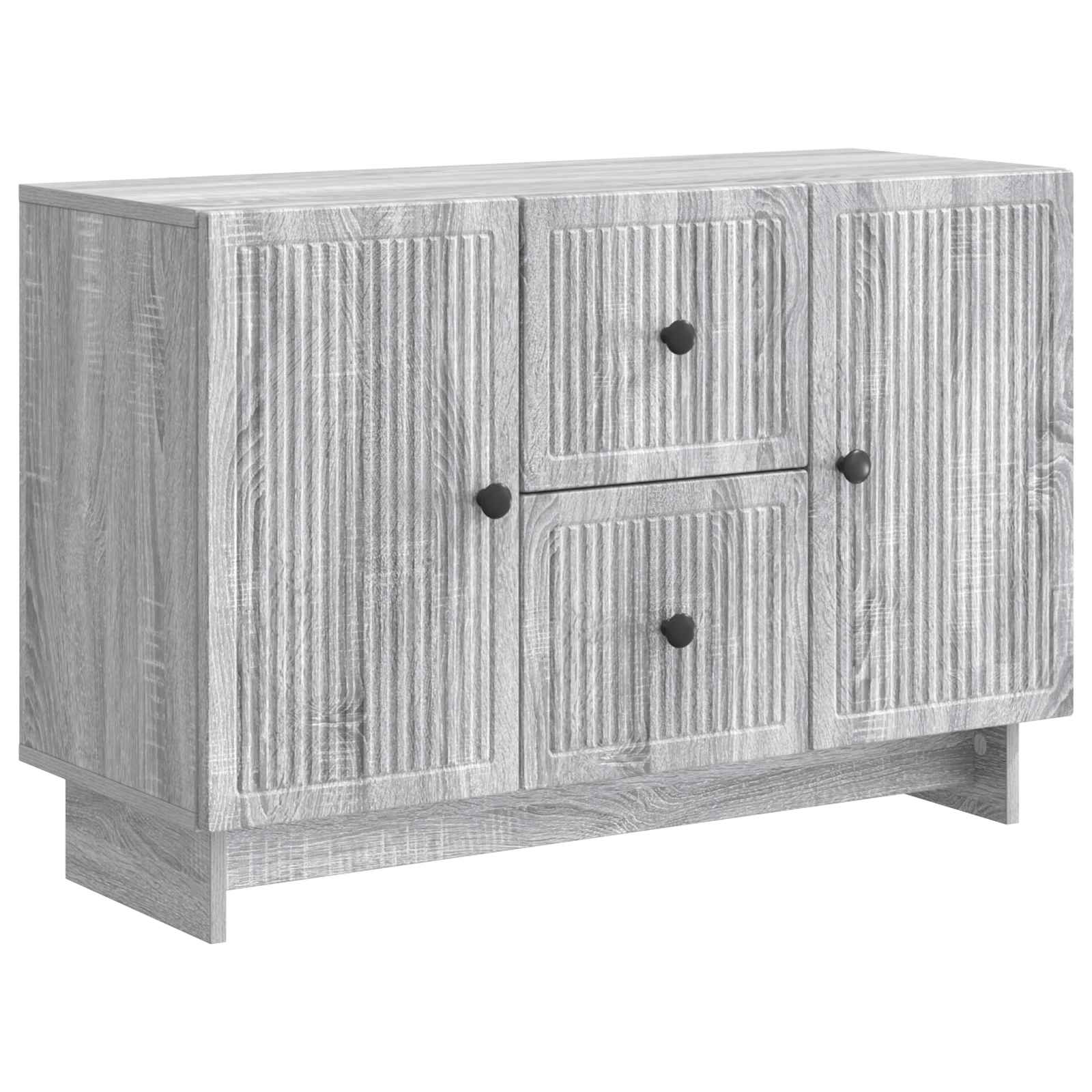 Sideboard Graues Sonoma 89 x 34,5 x 60 cm Holzwerkstoff
