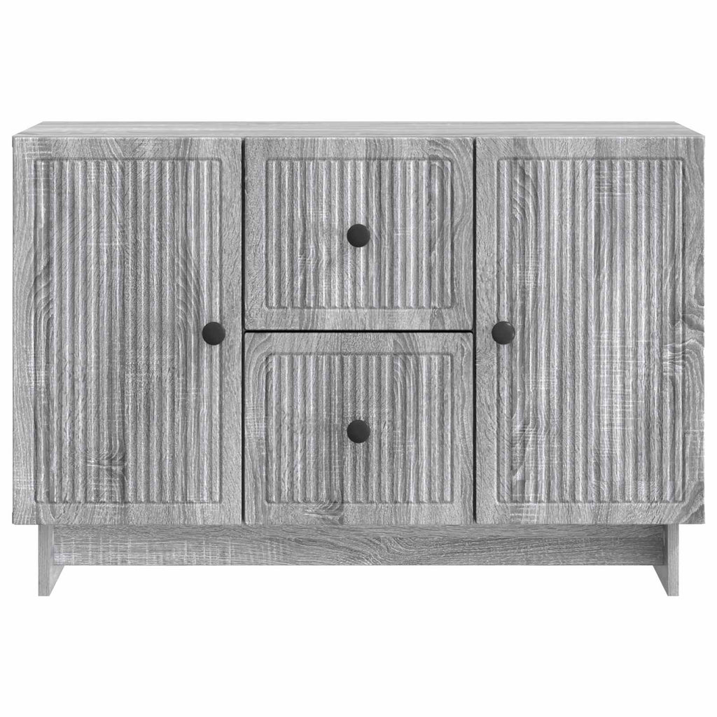Sideboard Graues Sonoma 89 x 34,5 x 60 cm Holzwerkstoff