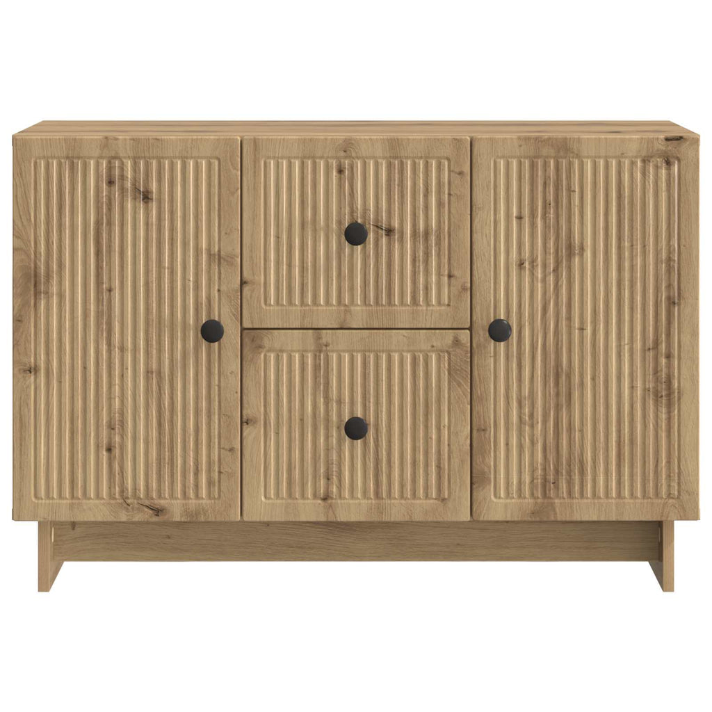 Sideboard Artisan-Eiche 89 x 34,5 x 60 cm Holzwerkstoff