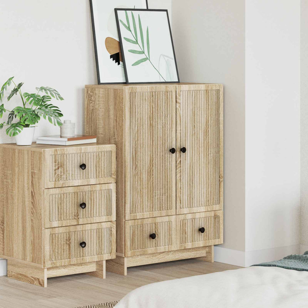 Sideboard Sonoma-Eiche 66 x 34,5 x 95 cm Holzwerkstoff