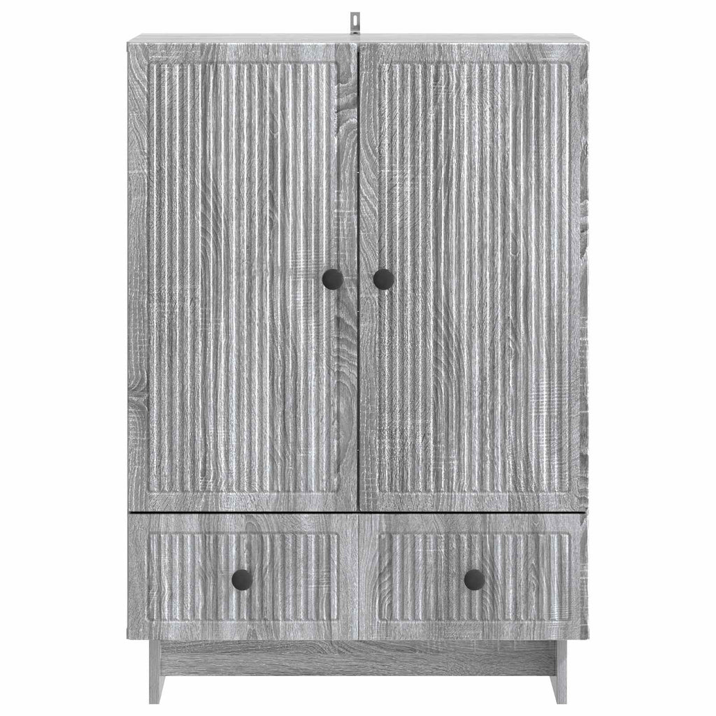Sideboard Graues Sonoma 66 x 34,5 x 95 cm Holzwerkstoff