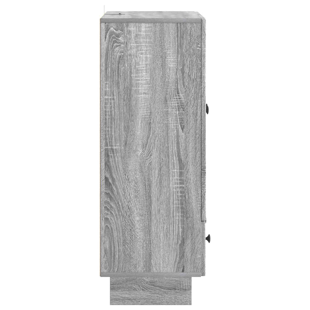 Sideboard Graues Sonoma 66 x 34,5 x 95 cm Holzwerkstoff