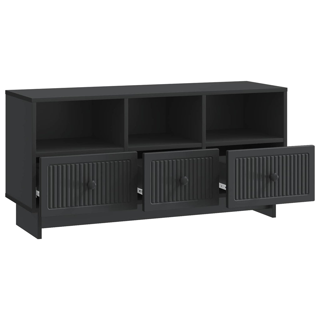 TV-Schränk Schwarz 102 x 34,5 x 50 cm Holzwerkstoff